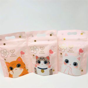 15 PCS CUTE CAT TREAT BAGS PARTY FAVOR GOODY CANDY